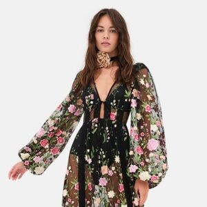 Brand new in poly bag for love and lemons Luna maxi dress